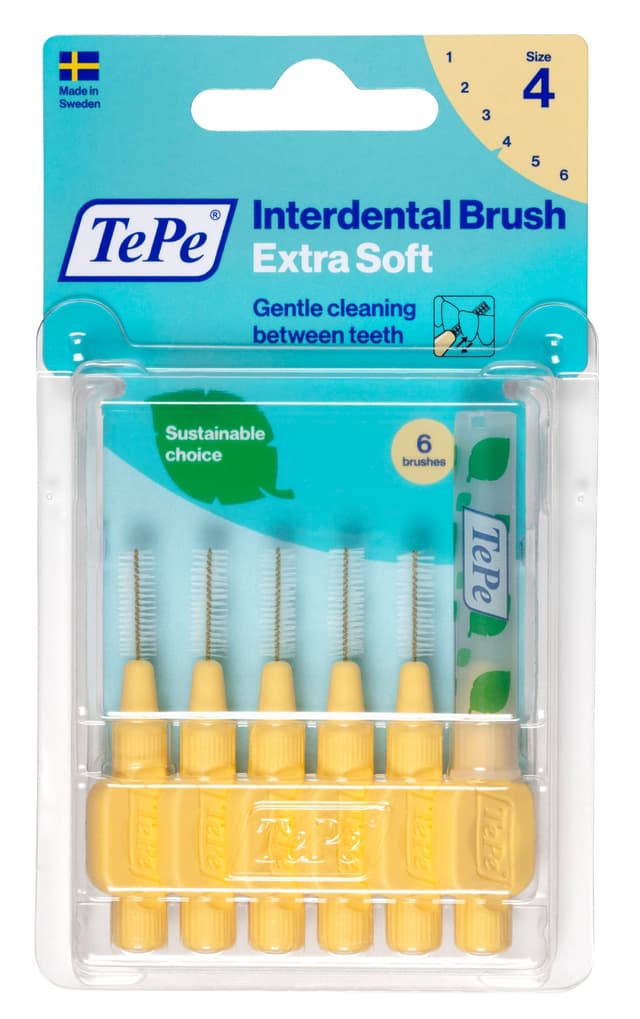 TePe Interdentalbürste X-Soft Gelb 0,7 mm