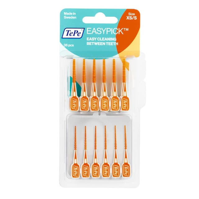 TePe EasyPick Interdentalbürste Orange XS/S – 36er Pack