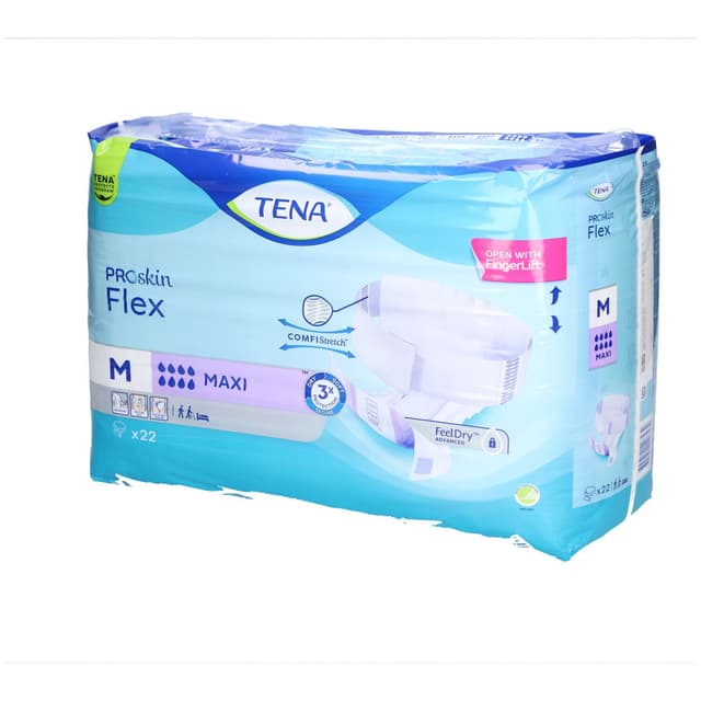 TENA Flex Maxi – Inkontinenzprodukte Größe M, 22er