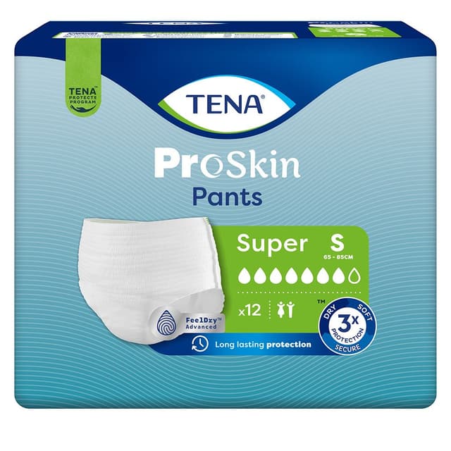 TENA Pants Super – Größe S, 12 Stück