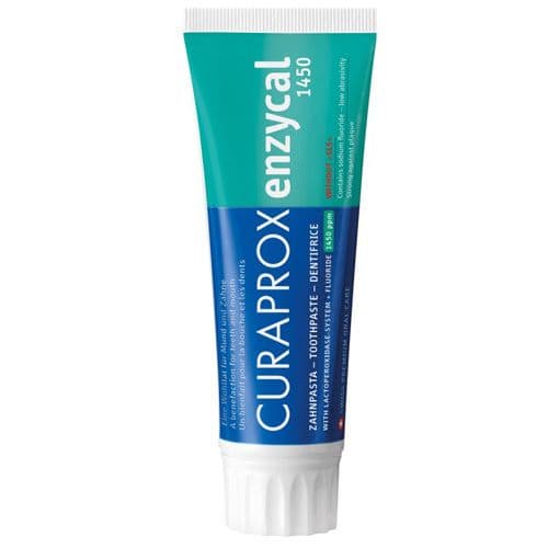 Curaprox Enzycal 1450 Zahnpasta – Fluorid-Zahncreme mit Enzymen