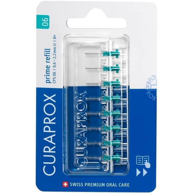 Curaprox CPS 06 Prime Refill Interdentalbürsten türkis