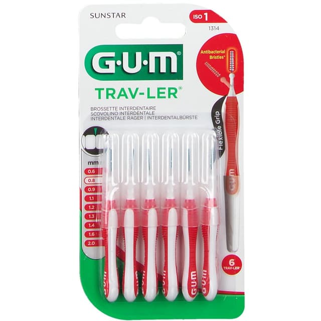 GUM Trav-Ler Interdentalbürste 0,8 mm – Pro