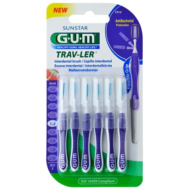 GUM TRAVLER 1512 Scovolino 1,2 mm 6er Pack