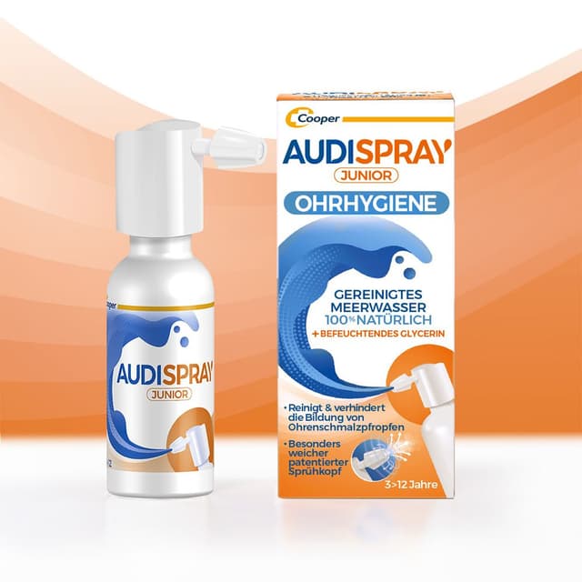 Audispray Junior Ohrenspray mit Meerwasser – 25 ml