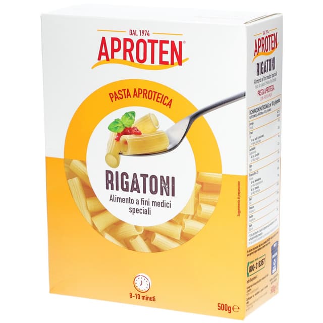 Aproten Rigatoni – eiweißarme Teigwaren, 500 g