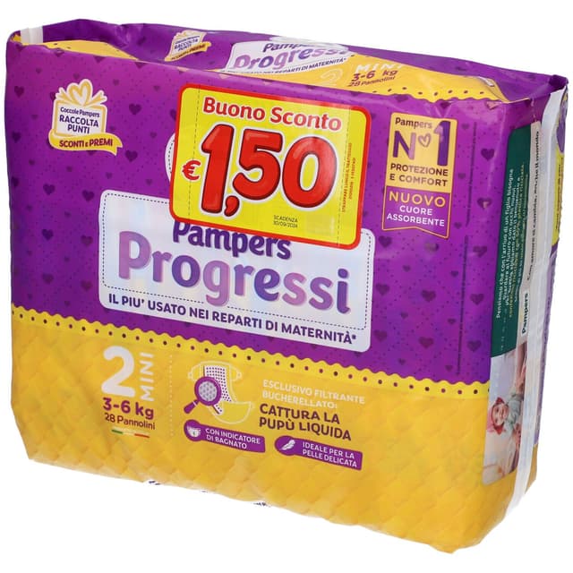 Pampers Progressi Mini – 28 Windeln
