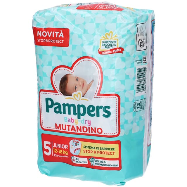 Pampers Baby-Dry Mütter Junior – 13 Windeln