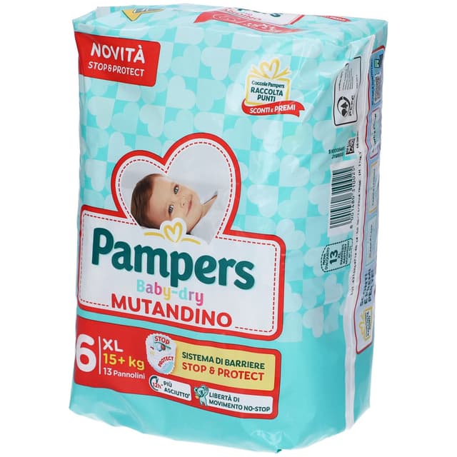 Pampers Baby-Dry Mütter Extra Large – 13 Windeln