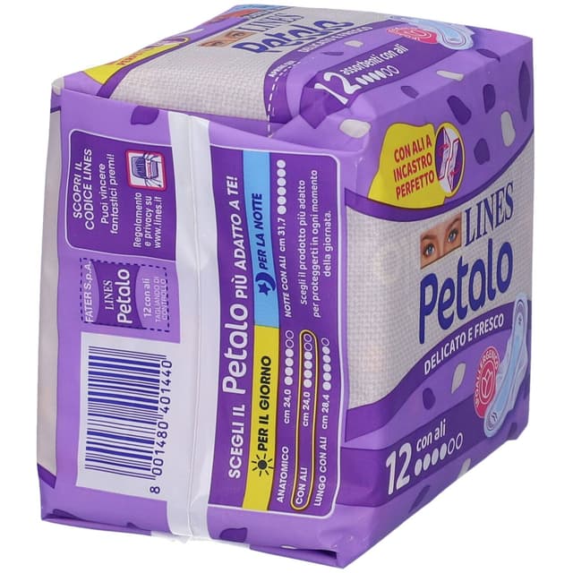 Lines Petalo Ultra Flügel – 12 Stück