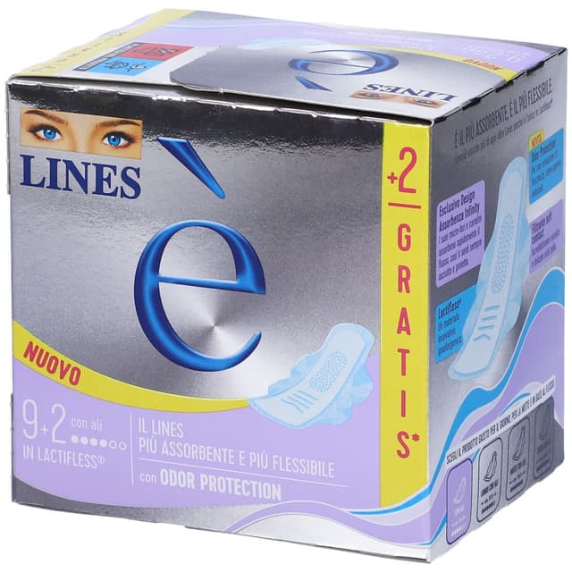 Lines è Ali – 9+2 Damenhygieneartikel