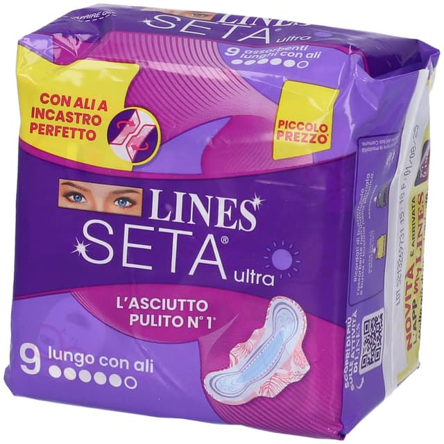 Lines Seta Ultra Slip Lang – 9 Stück