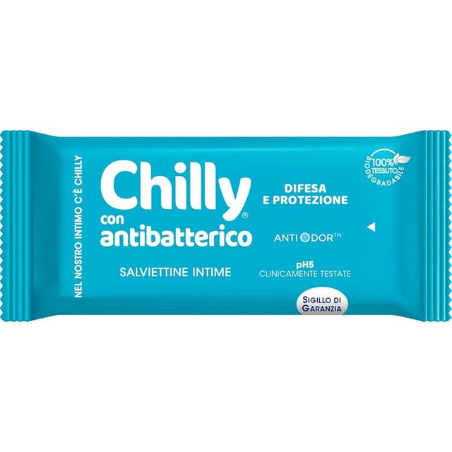 Chilly Salviette Antibatterico – 12 Tücher Intimhygiene