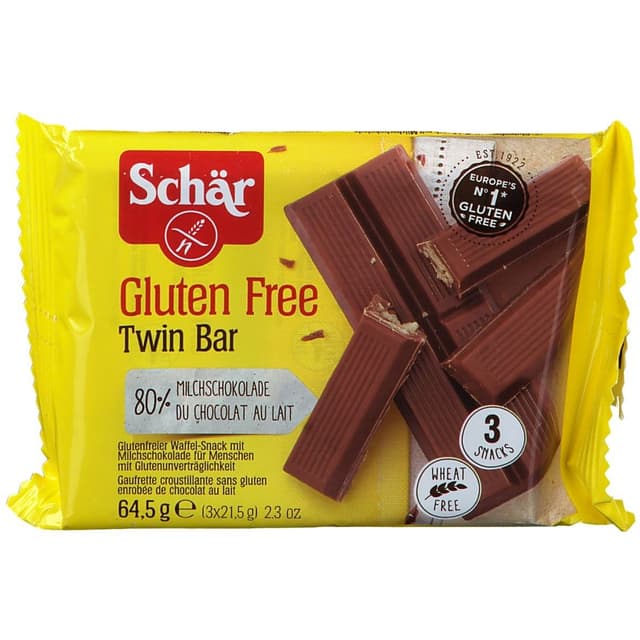 Schär Twin Bar – 64,5 g Riegel