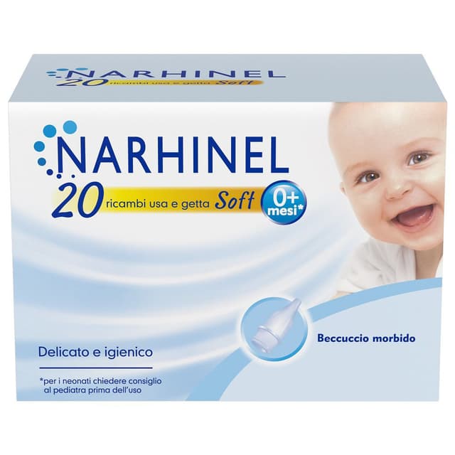 Narhinel Ersatzaufsätze Soft – 20 Stück