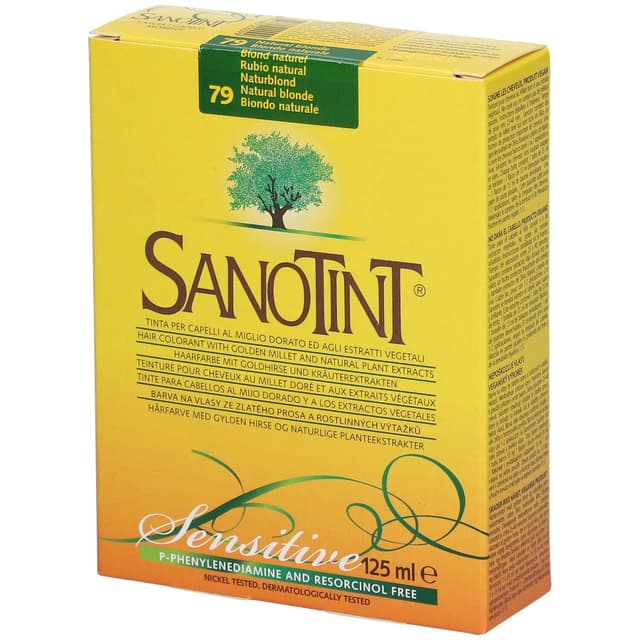 Sanotint Light 79 Naturblond – Haarfarbe ohne Ammoniak, Coloration-Set