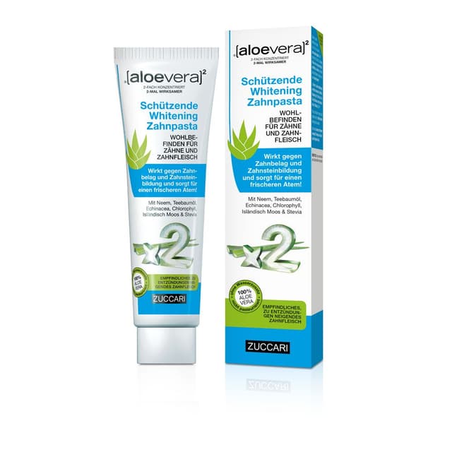 Aloevera2 Zahnpasta mit Stevia
