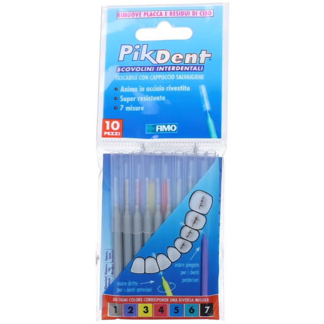 Pikdent Zahnseide – 10 Stück, Größe 1
