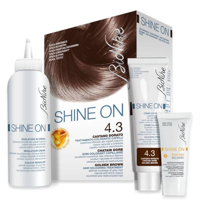 Shine On Haarfarbe Kastanienbraun Gold – Farbcreme