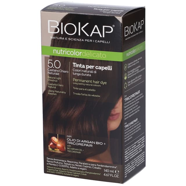 Biokap Nutricolor Delicato 5.0 Kastanienbraun Hell