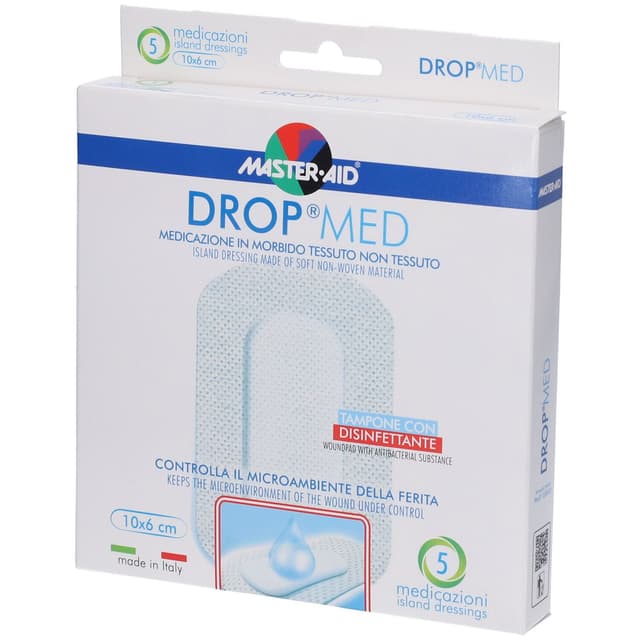 Drop-Master Aid Heftpflaster – 10er à 10 × 6 cm