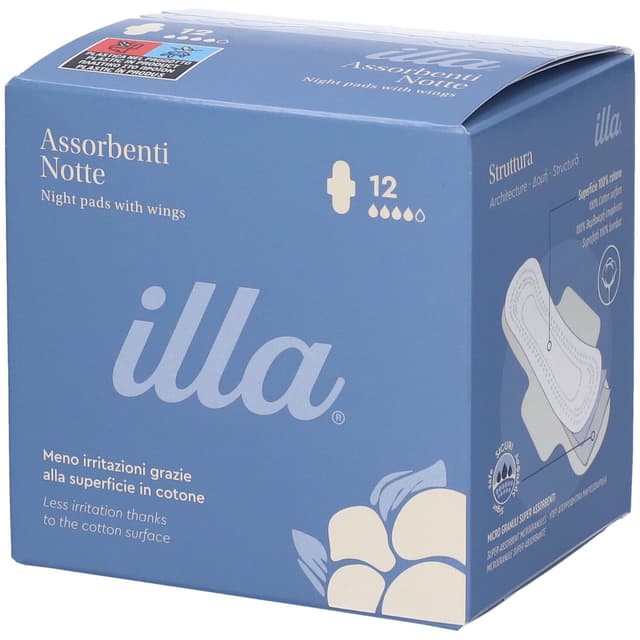 Illa Care Nacht – 12 Stück