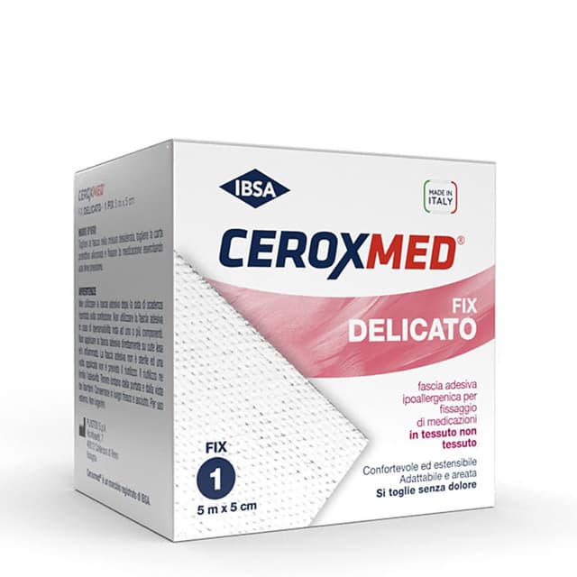 Ceroxmed Fixierpflaster Gaze – 5x5 cm