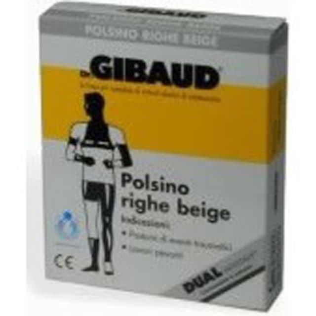 Beige Handgelenk-Bandage mit Klettverschluss – 8 cm