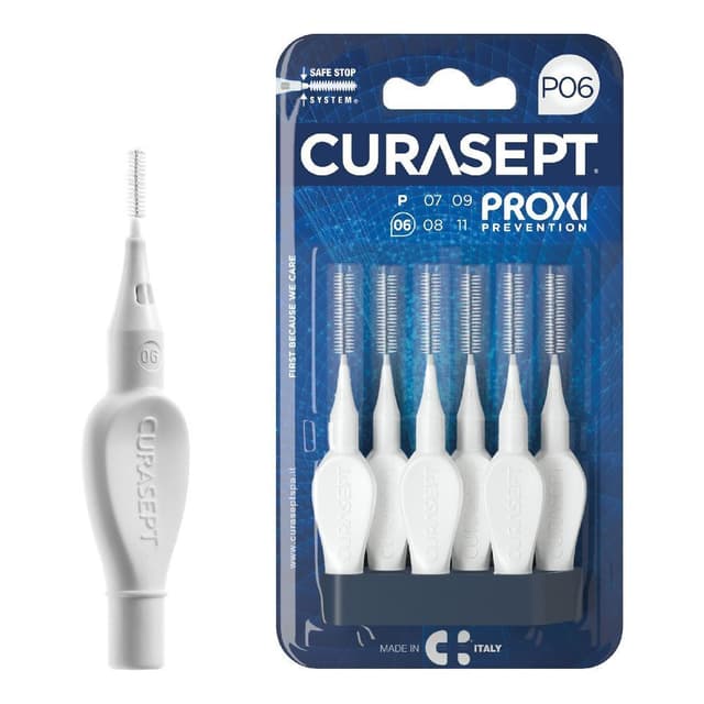Curasept Proxi P06 Interdentalbürste 6er Set Bi/White