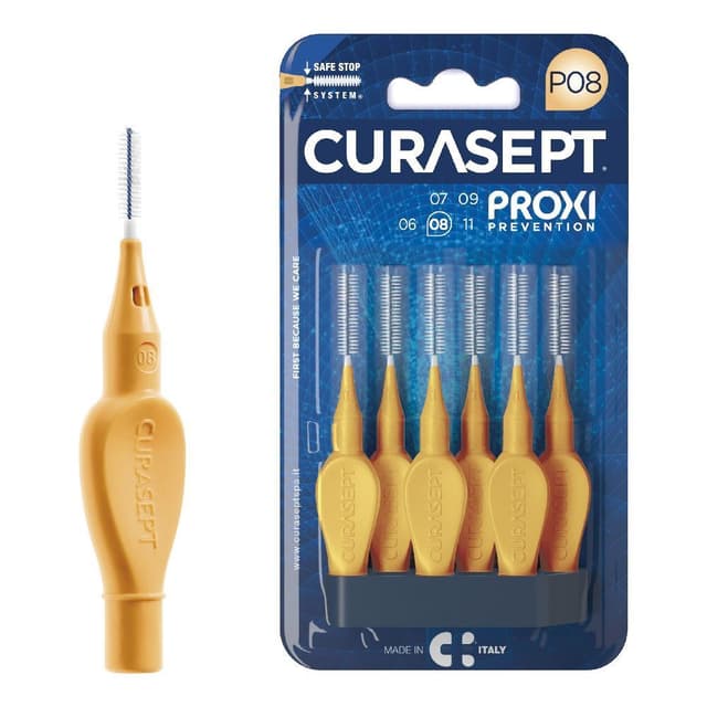 Curasept Proxi P08 – Interdentalbürsten, 6er Pack