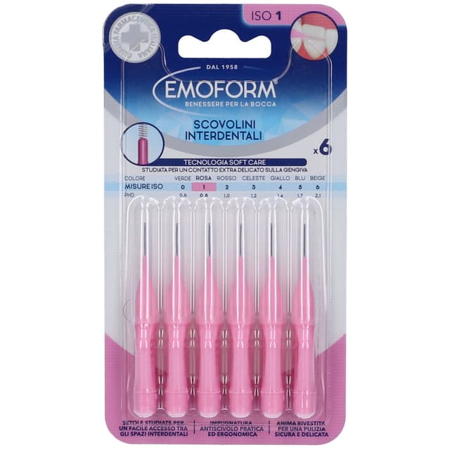 Emoform Scovolino ISO 1 – Interdentalbürste Rosa