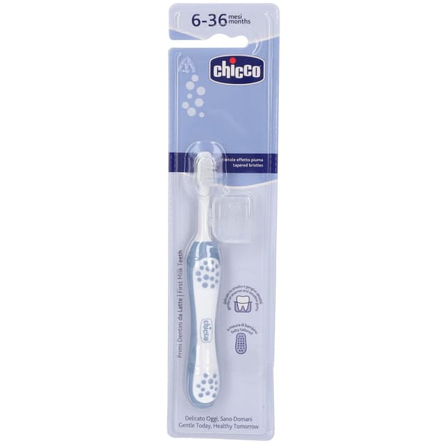 Chicco Babyzahnbürste – ab 6 Monaten, Blau