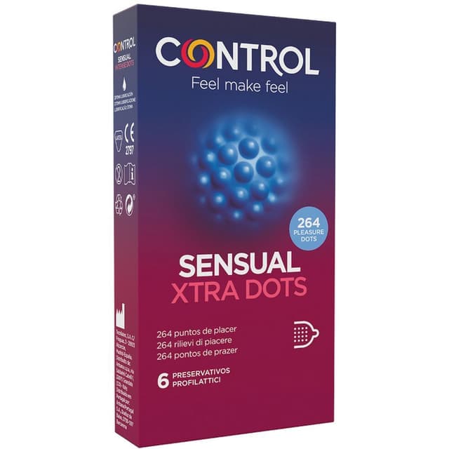 CONTROL Sensual Xtra Dots – 6 Stück