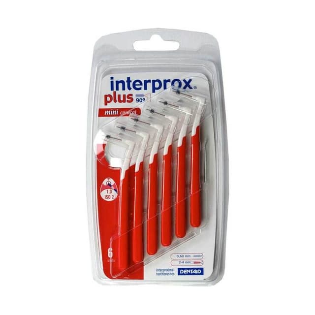 Interprox Plus Miniconico Rot – 6er Pack