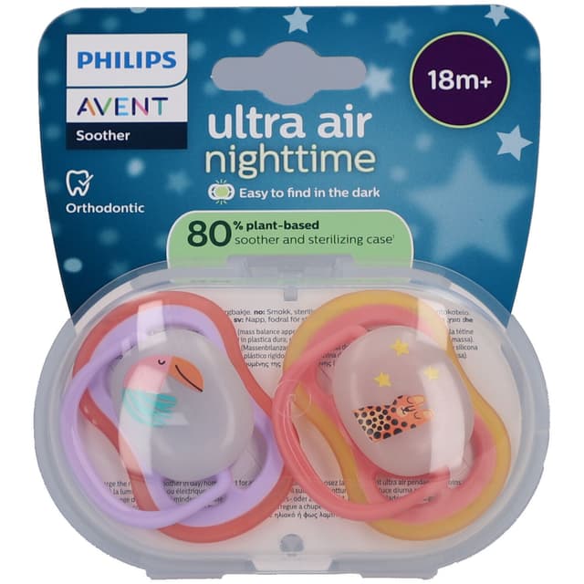 AVENT Schnuller Air Neutral – 2er Pack, ab 18 Monaten