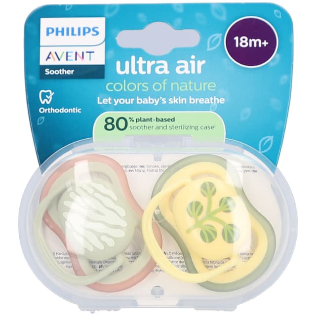 AVENT Ultra Air Schnuller – 2er Pack, ab 18 Monaten