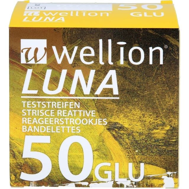 Wellion Luna Teststreifen Glicemia – 50 Stück